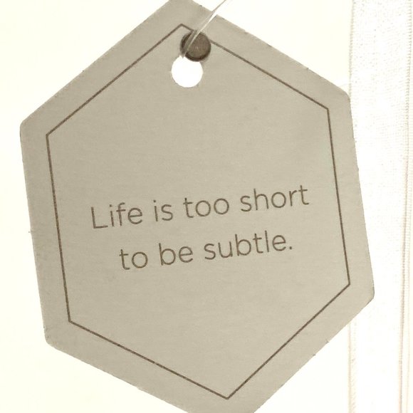 Hallmark Signature Flamingo "Life is too Short to be Subtle" Christmas Ornament - Picture 7 of 7